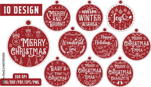 Christmas Layer Cut Design Bundle