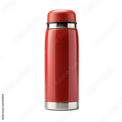 thermos isolated on transparent or white background, png