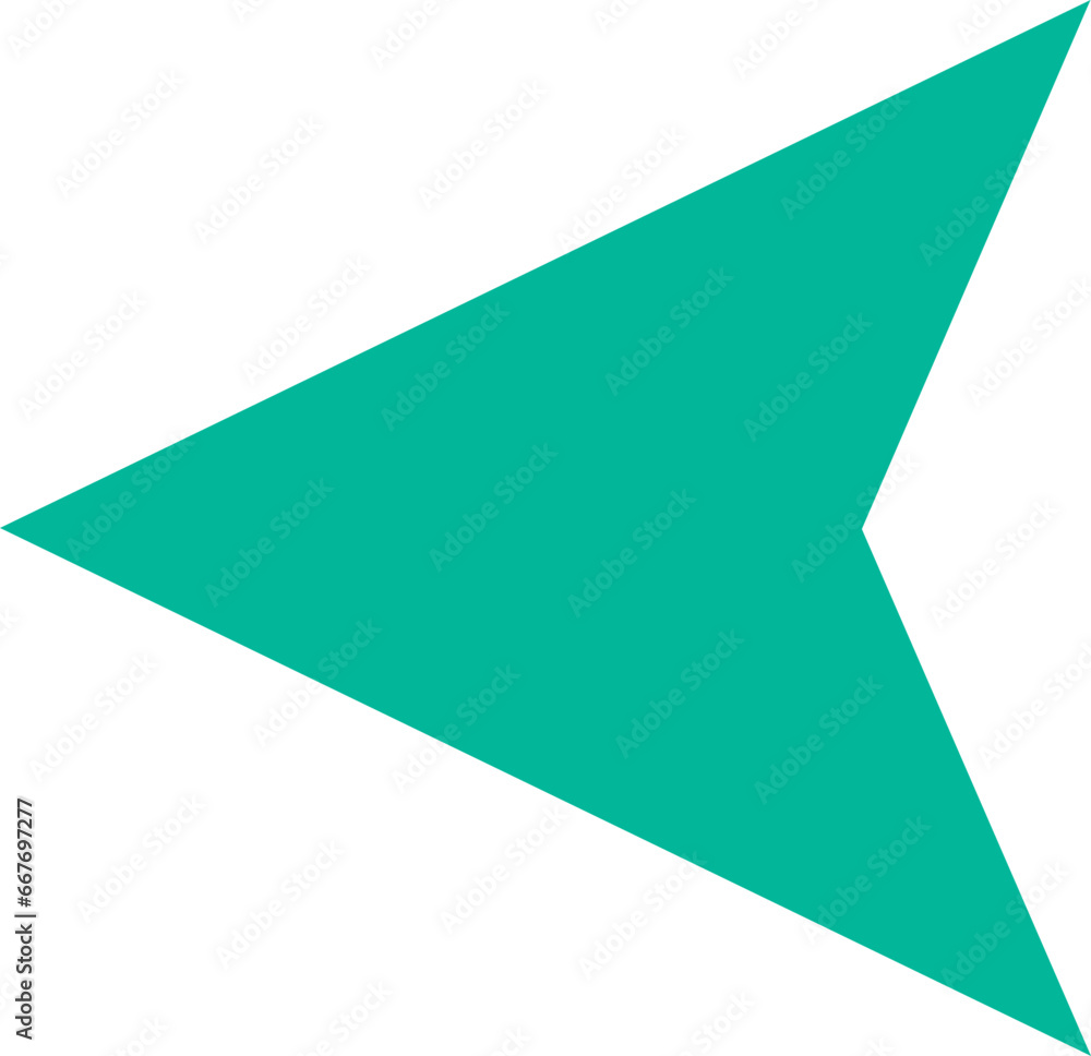 flat arrow icon

