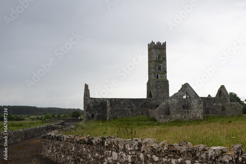 Abandoned abbey in Ireland