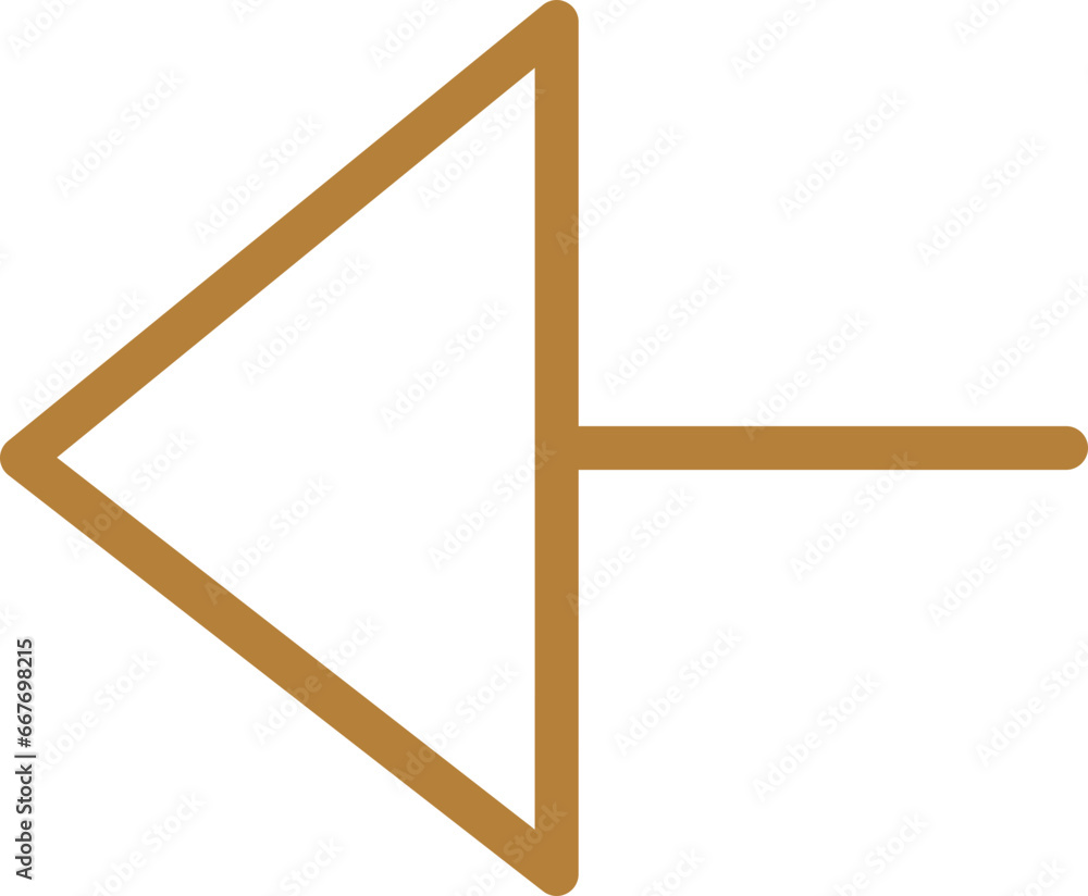 Fototapeta premium line arrow icon 