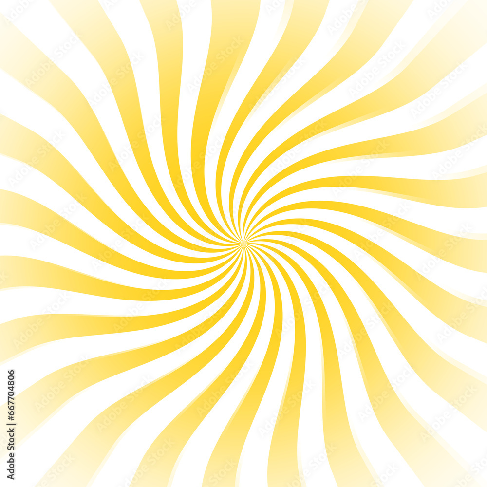 Obraz premium Transparent Sun ray background. Radial beam sunrise or sunset light retro design illustration. Light sunburst transparent background. 