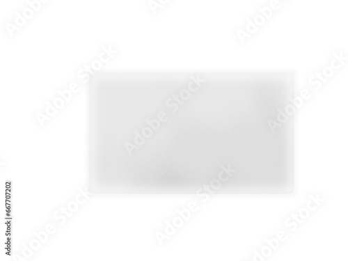 frosted glass on transparent background