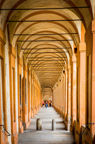 The longest Portico in the world, The Portico di San Luca, Bologna, Italy photo