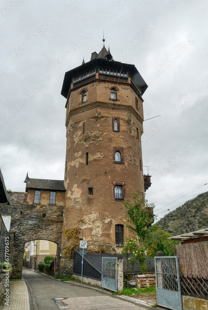 Roter Turm in Oberwesel am Rhein Roter Turm in Oberwesel am Rhein