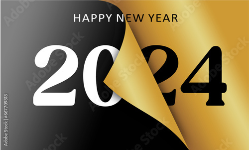 happy new year design 2024