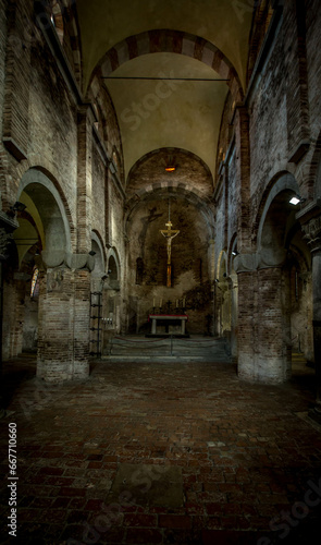 Church of the Trinity or the Martyrium  Santo Stefano  Bologna. Italy