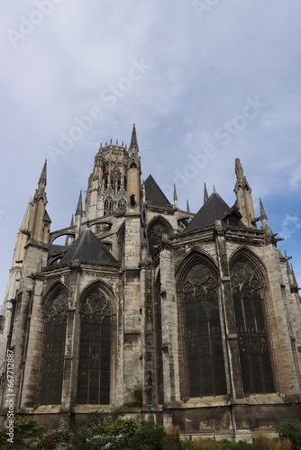 saint collegiate in Rouen, France 
