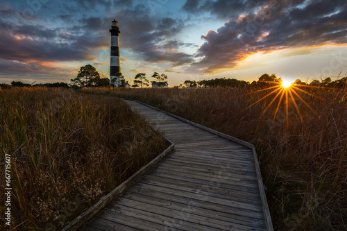 Lighthouse - Bodie Island Lighthouse  Outerbanks  North Carolina