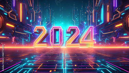 2024 Happy New Year Design © zekeriya