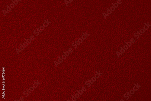 Close up of a section of red leather texture for design work background.