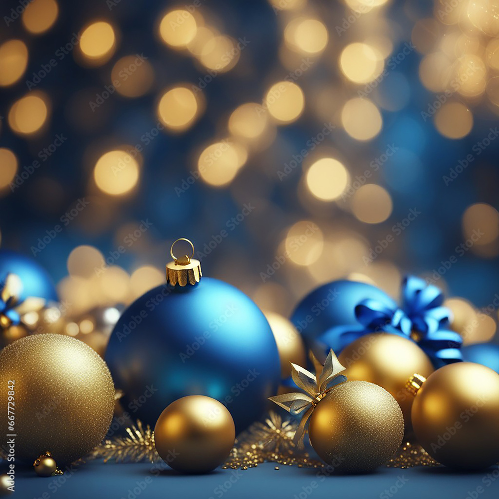 Colorful abstract background with christmas lights and white frame. Christmas background with Ribbon boll and ornaments Colorful abstract background with christmas lights and white frame. Christmas background with Ribbon boll and ornaments