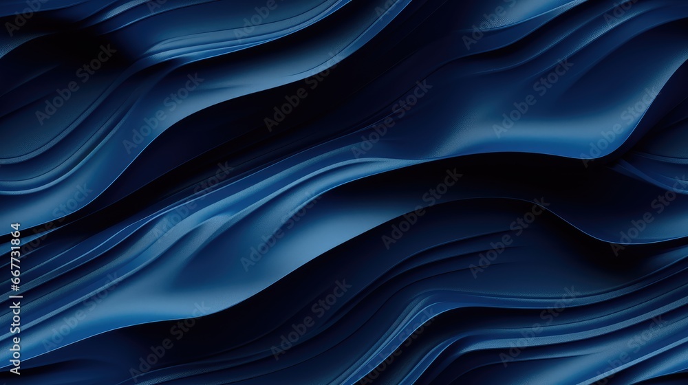 Obraz premium Blue waves abstract background texture. Print, painting, design, fashion.