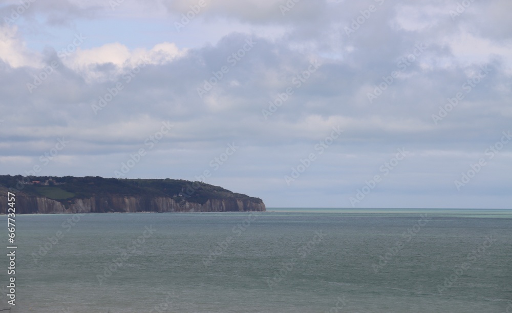 Cliffs in Dieppe, France Cliffs in Dieppe, France