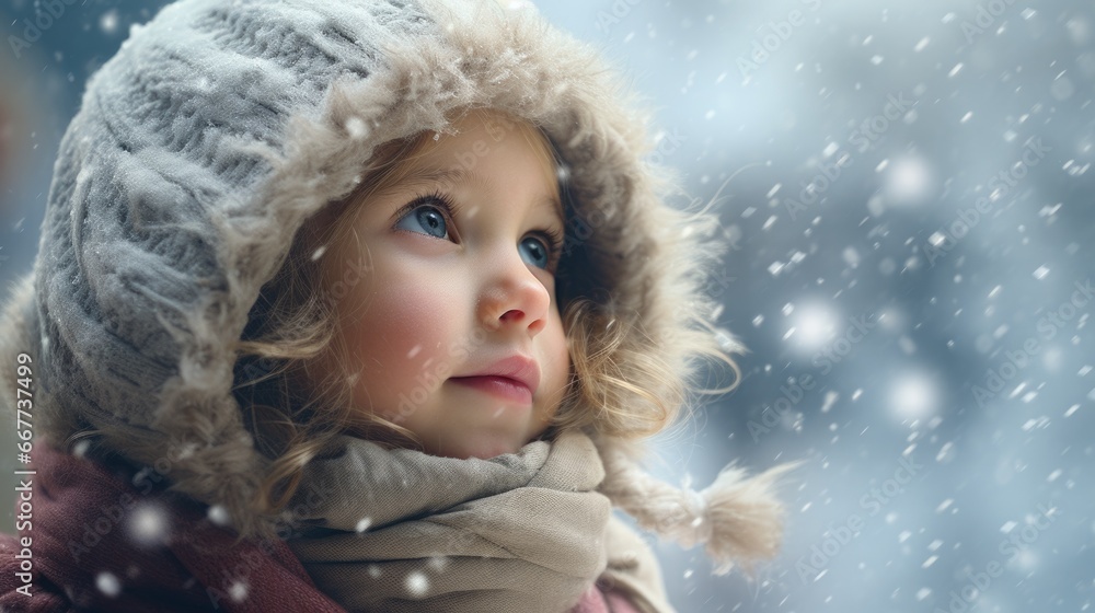 memorable moment of children getting to know the snow generative ai memorable moment of children getting to know the snow generative ai