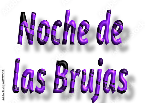 Noche de las Brujas - Night of witches - Halloween - great for website, email, greeting card, presentation, postcard, book, t-shirt, sweatshirt, sticker, book, gift wrap, printables
