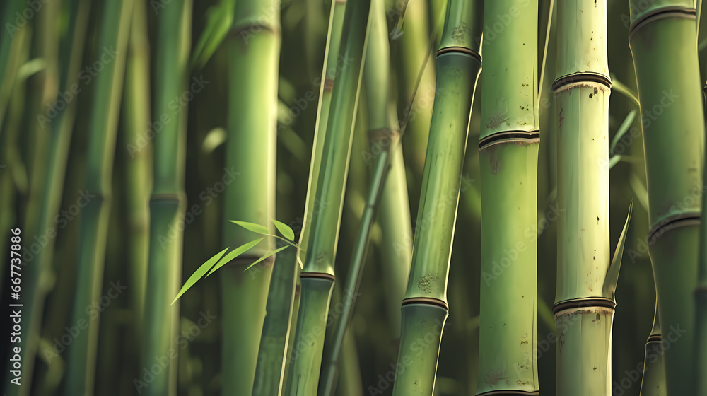 Green bamboo forest background wallpaper poster PPT Green bamboo forest background wallpaper poster PPT