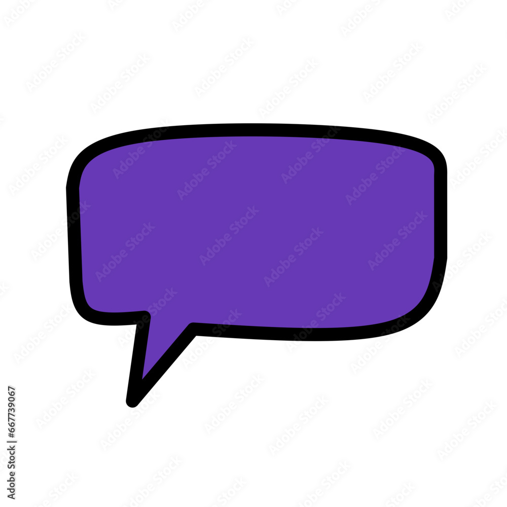 Hand drawn doodle speech bubbles Hand drawn doodle speech bubbles