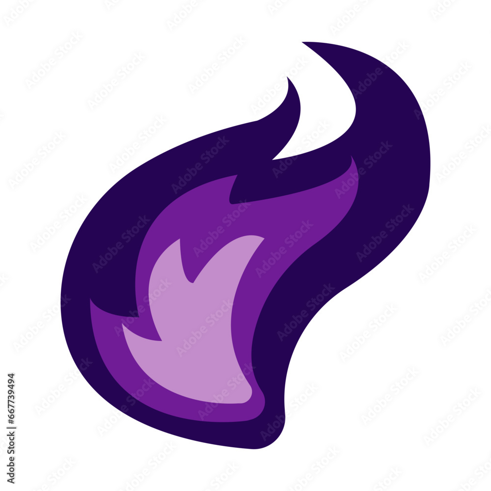 hot purple fire vector cartoon 3d rendering hot purple fire vector cartoon 3d rendering
