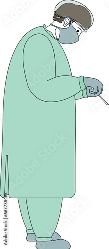 Illustrations medical personnel, doctor, nurse, health, medicine. Medical characters. Cute doctors, stomatologs and nurses. Men and women are avatars. Vector flat illustration.