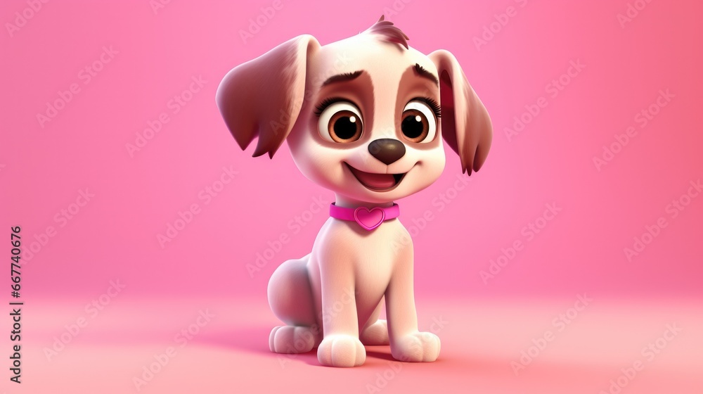 illustration of beautiful puppies generative ai illustration of beautiful puppies generative ai