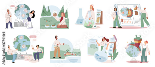 Earth care. Vector illustration. Earth care encourages us to be mindful our environmental impact Climate change is pressing issue demands global attention Saving planet is duty we owe to future
