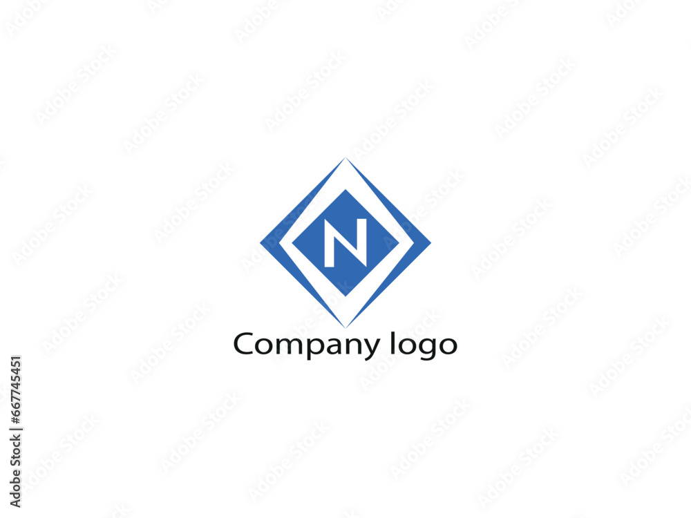 n letter logo n letter logo