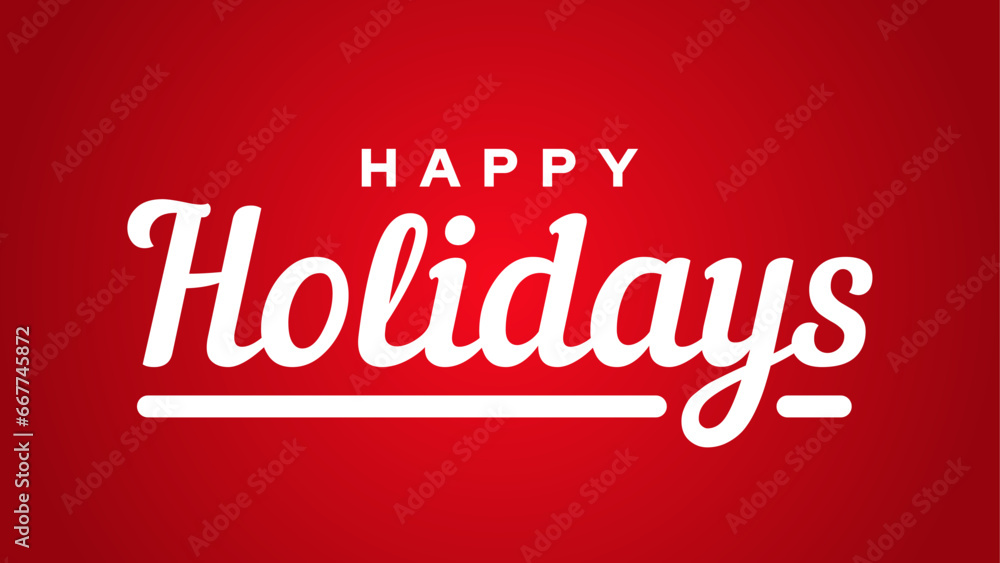 Happy holiday greeting background vector Happy holiday greeting background vector