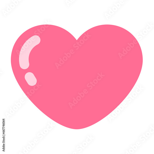 vector a pink heart symbol