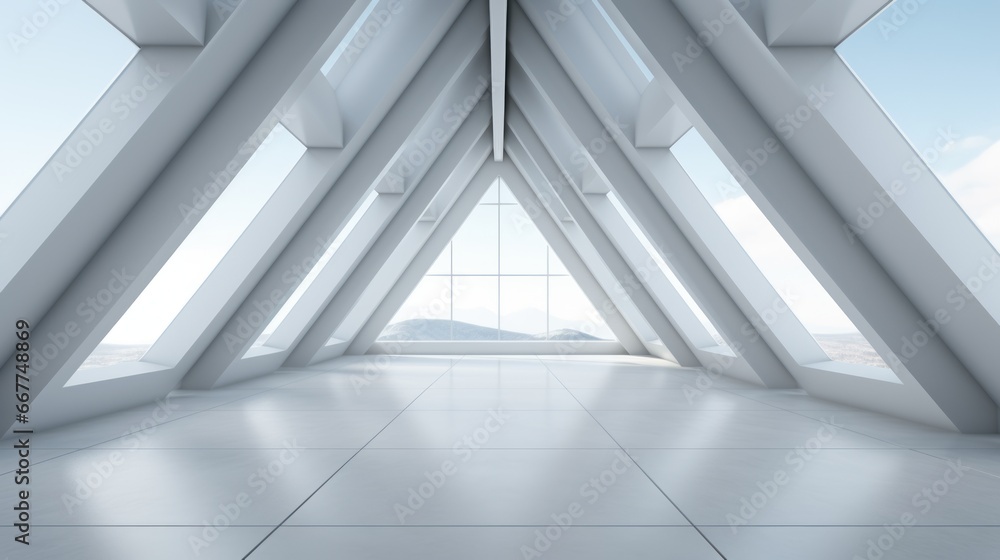 white architectural design,Empty Long Light Corridor. Modern white background. Futuristic Sci-Fi Triangle Tunnel white architectural design,Empty Long Light Corridor. Modern white background. Futuristic Sci-Fi Triangle Tunnel