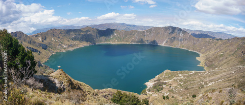 Beautiful panoramic view of the lake 