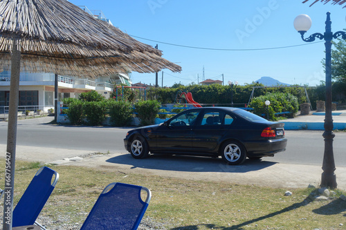 The city of Korinthos is located in Greece. It is a very beautiful city for holidays all year round… Korinthos city, Greece, 08-15-2019 photo