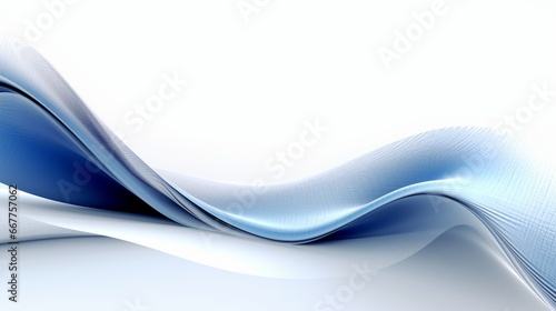 Futuristic  blue tecnology organic lines on a white background