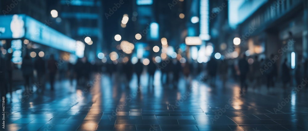 Technology connectivity busy in the city in blue tone Technology connectivity busy in the city in blue tone