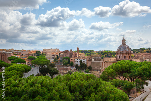 View of Rome from the Palazzo Vittoriano