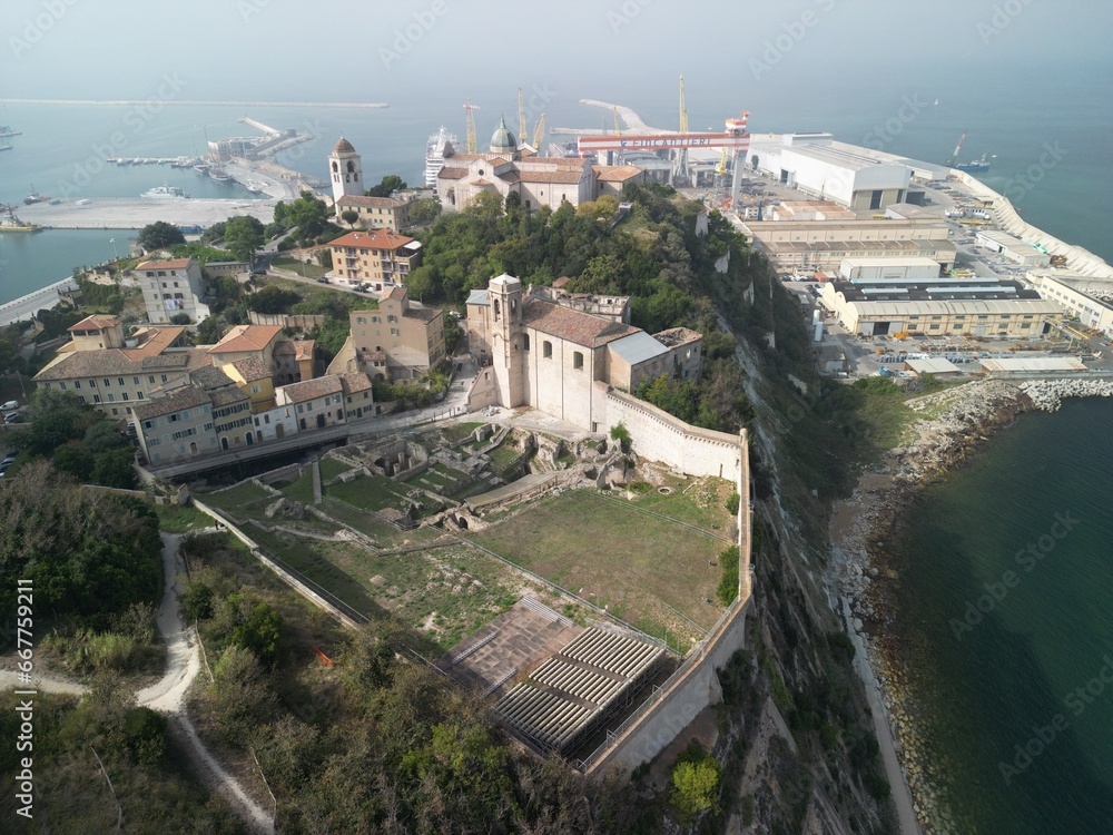 Ancona  italy, aerial