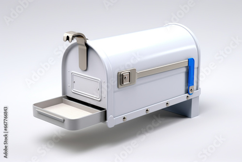 3d Business Mailbox white background