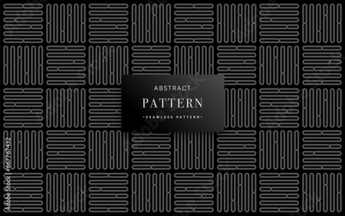 Seamless Pattern with Numbers