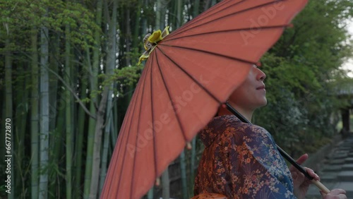 Geisha walking in Kyoto, Japan - Slow Motion