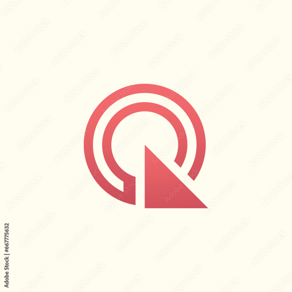 Letter Q logo design vector idea with creative and simple concept Letter Q logo design vector idea with creative and simple concept