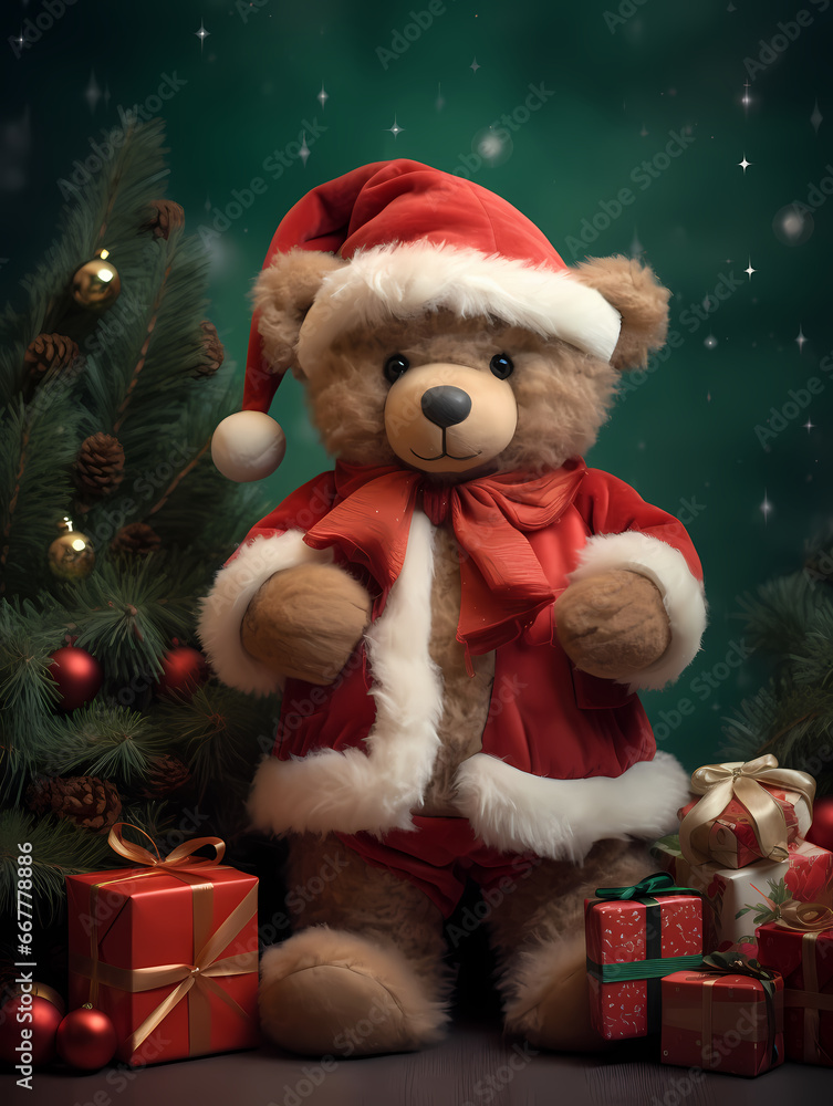 Christmas Bear Tadi Bear Background Wallpaper Poster PPT Christmas Bear Tadi Bear Background Wallpaper Poster PPT