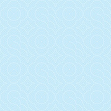 Silver on light blue, Asian style seamless pattern with lines, swirls and various shapes 