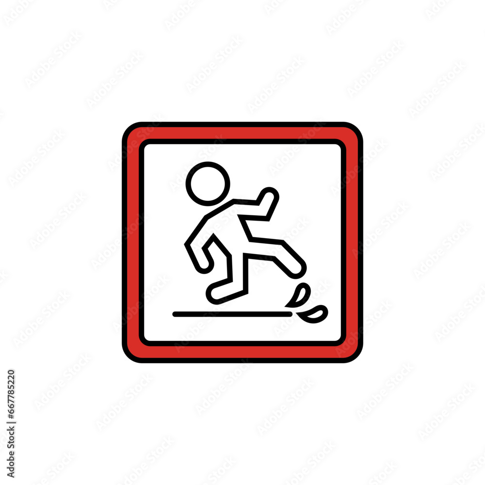 Icon of pedestrian crossing sign Icon of pedestrian crossing sign