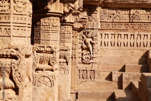 Indian temple gujarat modhera photo