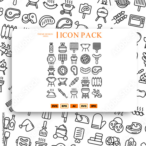 Grill Icon Pack