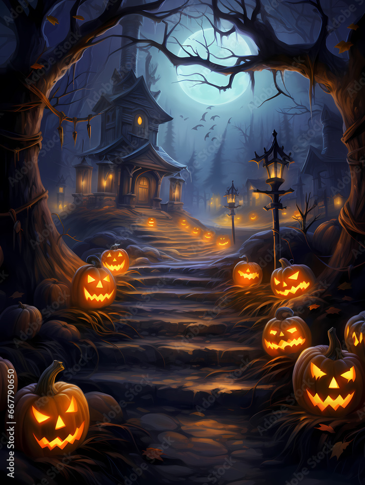 Halloween background wallpaper poster PPT Halloween background wallpaper poster PPT