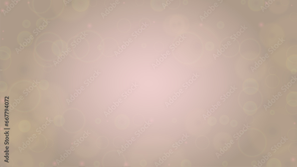 Abstract Vector Pink Background with Silver and White Light Spots. Magic Shiny Pastel Print. Baby Print. Romantic Bokeh Blurred Page Design for St' Valentines Day.  Gentle Stardust Pattern.