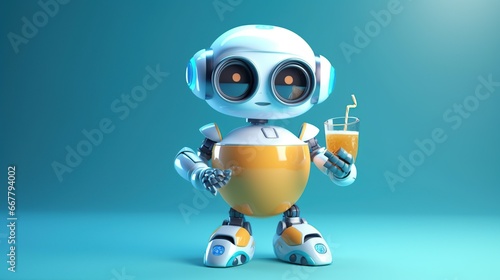 Cute little robot © maretaarining