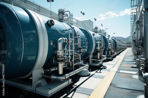 Hydrogen Energy Production Tanks photo