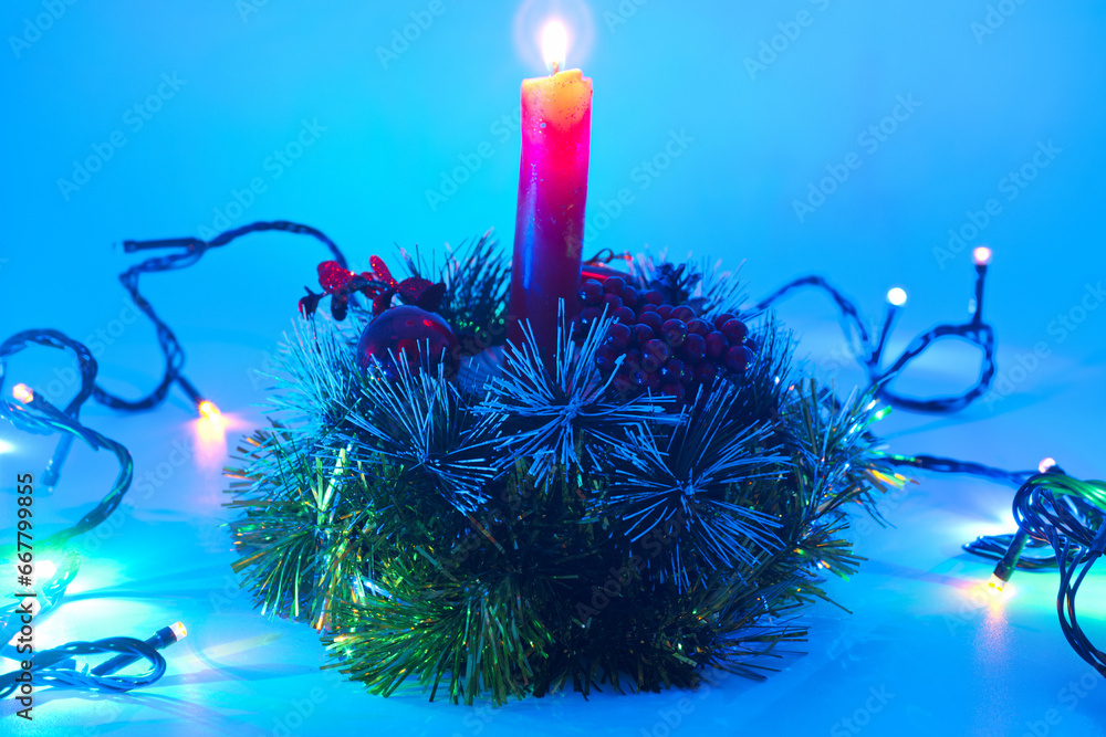 świeca, lekki, dekoracja, Boże Narodzenie, grudzień, Boże Narodzenie, uroczysty, sezonowy, dekoracyjny, dekoracje, zimowy, lekki, pora roku, ogień, płomień, ciemny, uroczystość, wakacje, - obrazy, fototapety, plakaty 